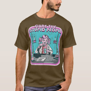 Camiseta Curioso de la ciencia Sarcástica Vintage Retro Pre