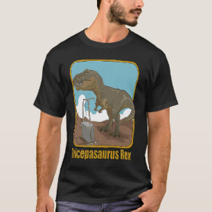 Camiseta Curioso Dinosaurio T Rex Soy Inparable Construcció