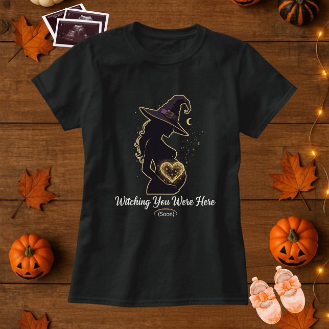 Camiseta Curioso embarazo de Halloween... ...que estabas aq (Subido por el creador)