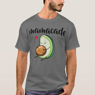 Camiseta Curioso embarazo en Mamacado revela aguacate esper