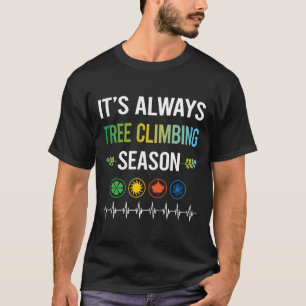 Camiseta Curioso escalador de árboles de temporada