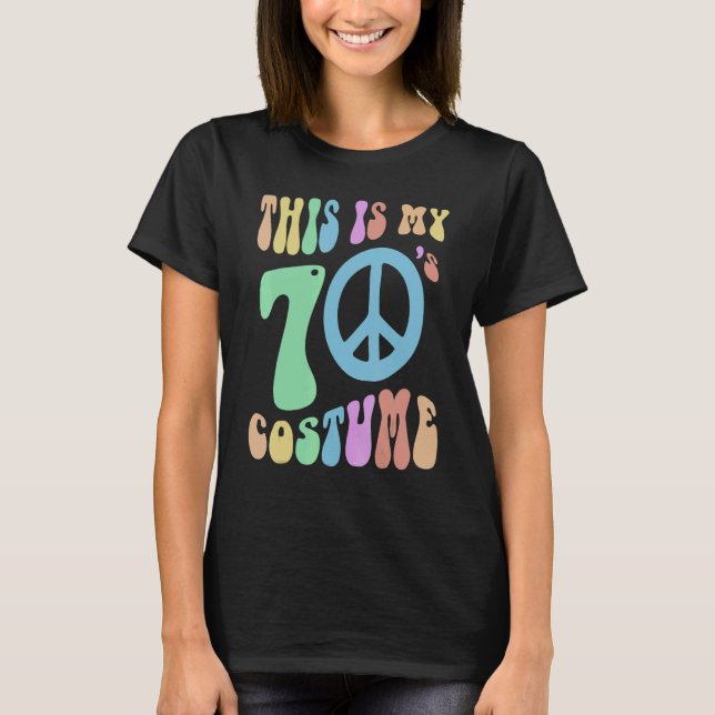 Camiseta Curioso, ESTE ES MI SETENTA COSTUME Groovy Spo de  (Anverso)