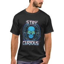 Curioso-Futurista Calavera Diseño Tecnológico Cami