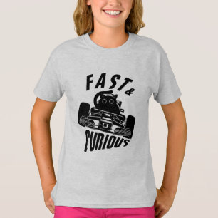 Camiseta Curioso gato que conduce
