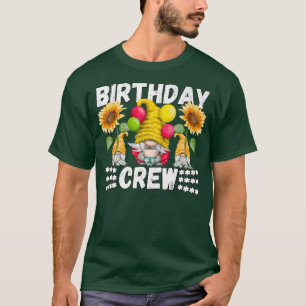 Camiseta Curioso Gnome De Girasol Para Mujeres Y Aniversari