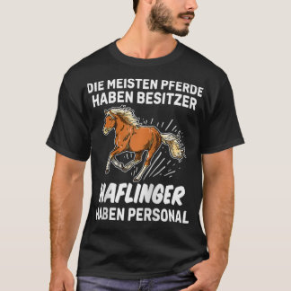 Camiseta Curioso Haflinger Personal Rider Gift Horse