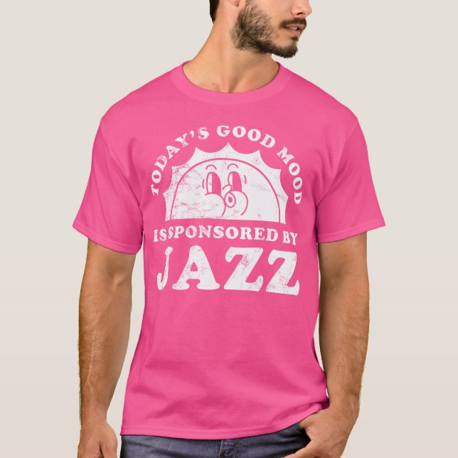 Camiseta Curioso jazz retro vintage (Anverso)