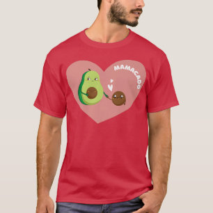 Camiseta Curioso Mamacado Adorable Embarazo Gracioso Av.