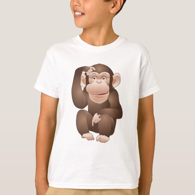 Camiseta Curioso mono (Anverso)