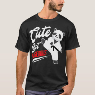 Camiseta Curioso pero peligroso luchador contra Panda Taekw