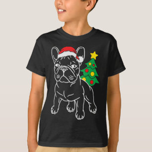 Camiseta Curioso perro Bulldog francés cachorro árbol de Na