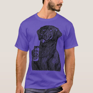 Camiseta Curioso perro comiendo A P epsi
