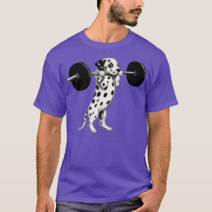 Camiseta Curioso perro de Dalmacia perro macho amante de lo