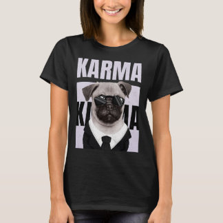 Camiseta Curioso Pug Cuppy Perro Lover Karma