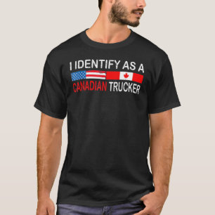 Camiseta Curioso Que Identifico Como Camionero Canadiense F