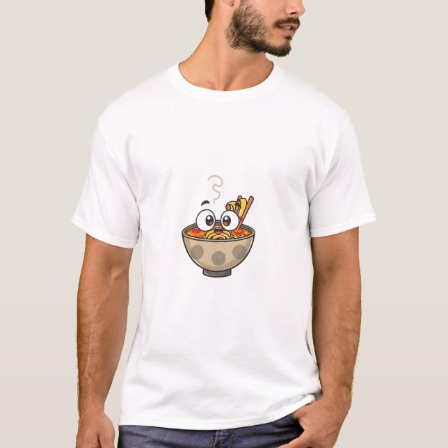 Camiseta Curioso Ramen Bowl Fun (Anverso)