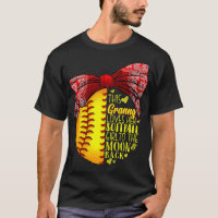 Curioso regalo de Softball Granny Pitcher Catcher