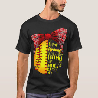 Camiseta Curioso regalo de Softball Granny Pitcher Catcher