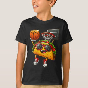 Camiseta Curioso Taco jugando al Sketll Mexicano Cinco De M