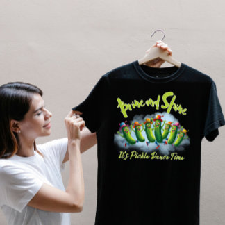 Camiseta Curioso tiempo de Fiesta de baile de piquetes