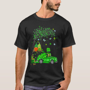 Camiseta Curioso Tractor Gnome Feliz Día de San Patricio Mu