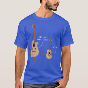 Camiseta Curioso Uke Soy Tu Padre Para La Guitarra De La Ca