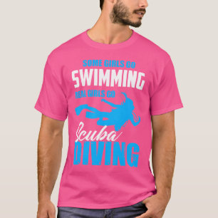 Camiseta Curiosos, algunos Chicas se van nadando Chicas de