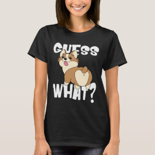 Camiseta Curiosos Corgi Butts Para Perro Adivinan Qué Corgi