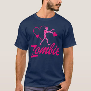 Camiseta Curiosos y graciosos hombres zombis mujeres Hallow