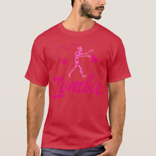 Camiseta Curiosos y graciosos hombres zombis mujeres Hallow
