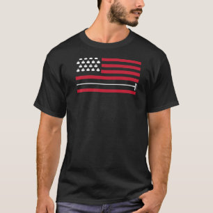 Camiseta Curl 2 del equipo de curling de la bandera estadou