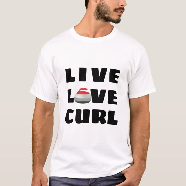Camiseta Curl de amor en vivo (Anverso)