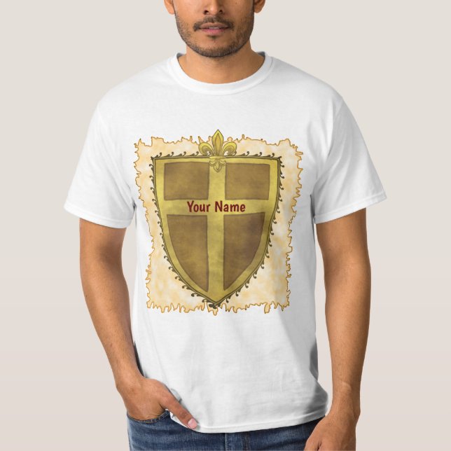 Camiseta Curl Fleur De Lis Escudo (Anverso)