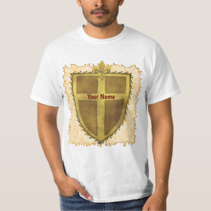 Camiseta Curl Fleur De Lis Shield