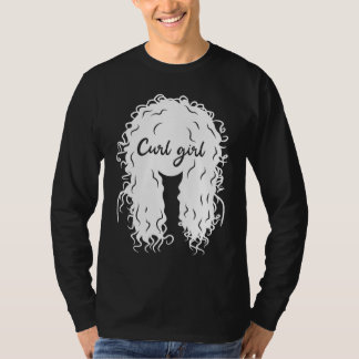 Camiseta Curl Girl Curly Afro Melanin