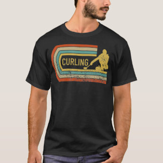 Camiseta Curler Silhouette Molesto Curling Retro