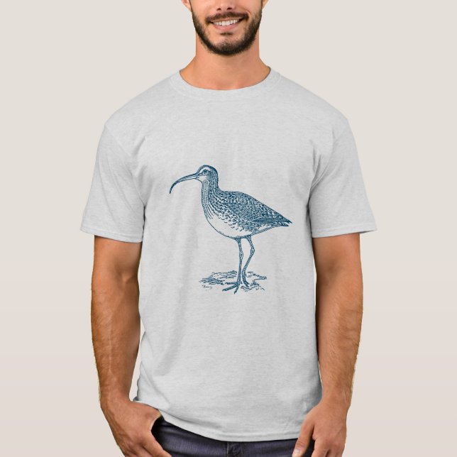 Camiseta Curlew - Azul oceánico (Anverso)