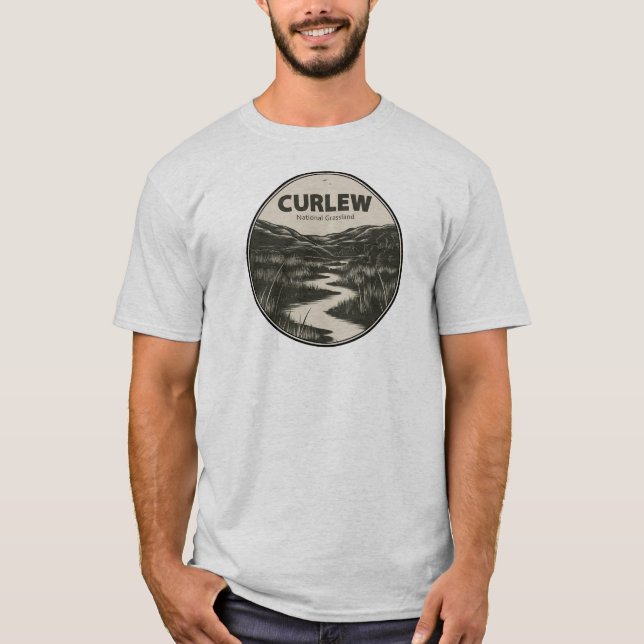 Camiseta Curlew National Grassland Idaho Stream (Anverso)
