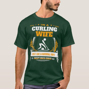 Camiseta Curling a Navidades de esposas regalo o regalo de 