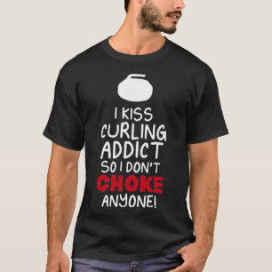 Camiseta Curling Addict Funny Design For Gift 2