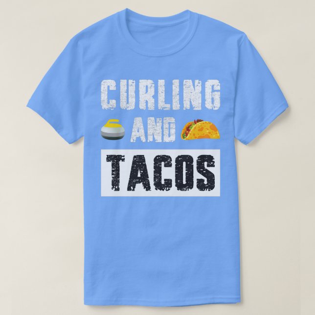 Camiseta Curling and Tacos Amante curling and tacos lover (Diseño del anverso)