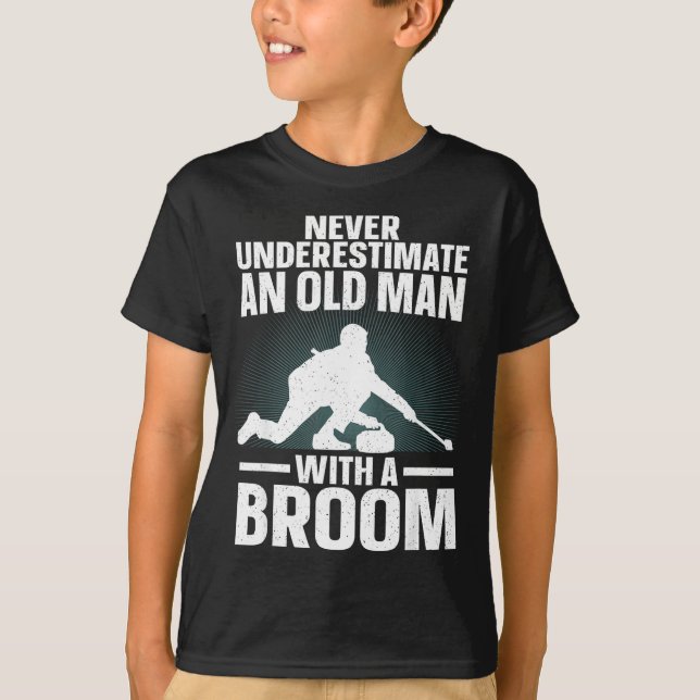 Camiseta Curling Art For Grandpa Men Curling Srt Curling Lo (Anverso)