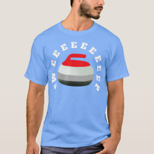 Camiseta Curling Barrido Deportes Diseño Divertido Curling
