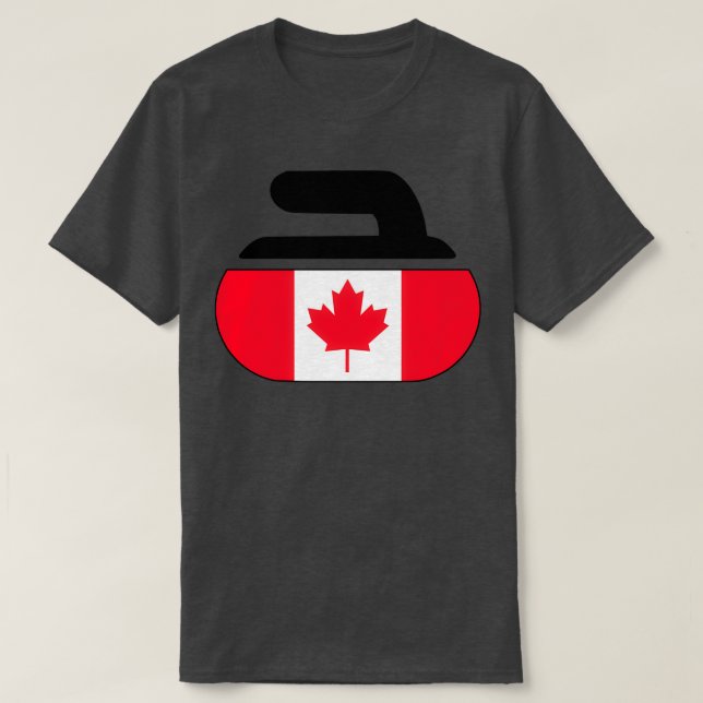 Camiseta Curling Canada Canadian Winter Sports Gift Idea (Diseño del anverso)