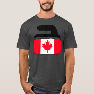 Camiseta Curling Canada Canadian Winter Sports Gift Idea