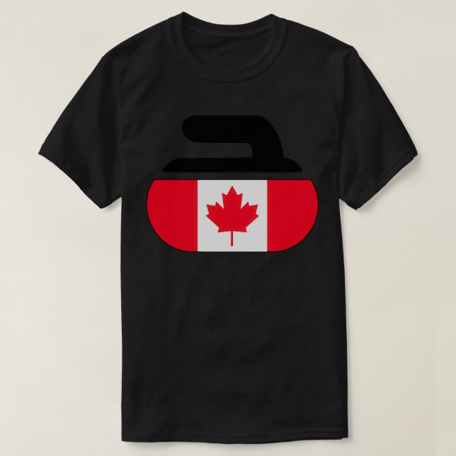 Camiseta Curling Canada Canadian Winter Sports Gift Idea 2 (Diseño del anverso)