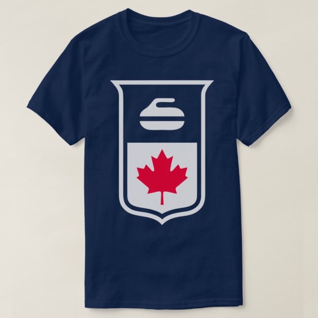 Camiseta Curling Canada Classic TShirt (Diseño del anverso)