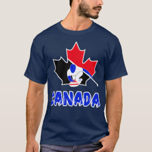 Camiseta Curling Canada para el ventilador de curling canad