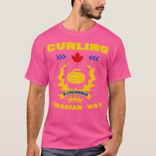 Camiseta Curling Cara canadiense B Columbia