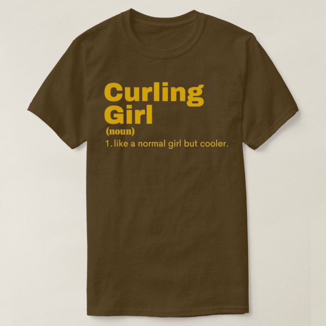 Camiseta Curling Chica Curling (Diseño del anverso)